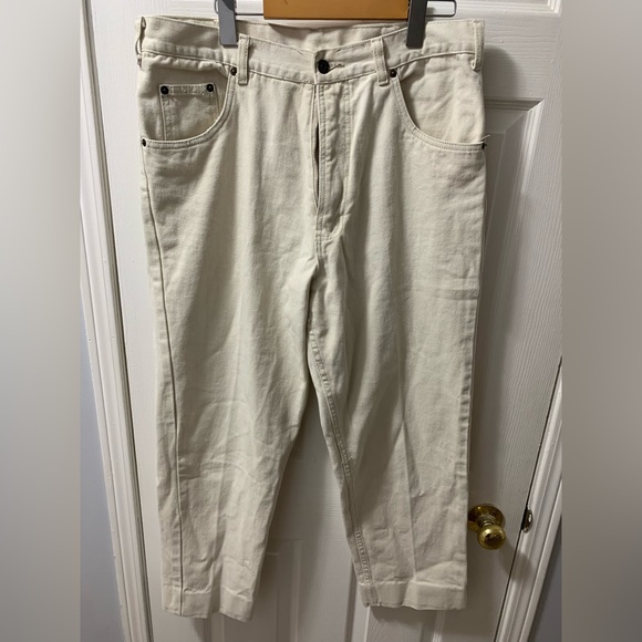 White Jeans “Todays News” Size 34/32 - Picture 1 of 4